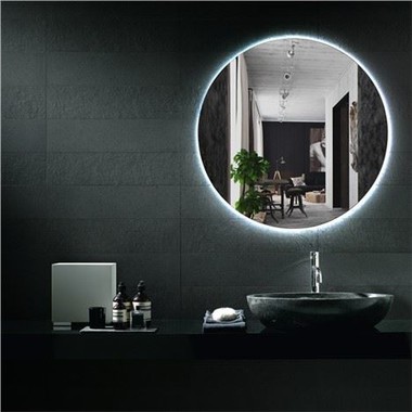 Smart LED Round Frameless Bath Mirror