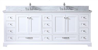 Solid Wood White Bathroom Vanity