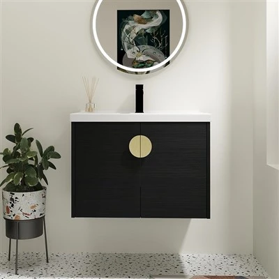 28" Floating Bathroom Vanity With Sink