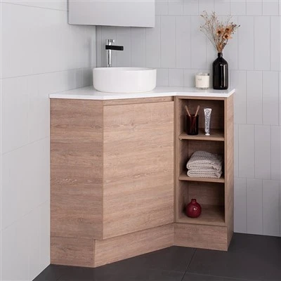 Modern Corner Bathroom Vanity