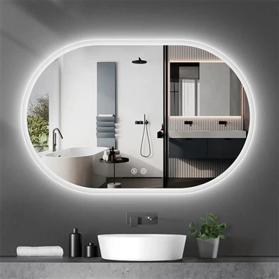 Oval LED Wall Mirror